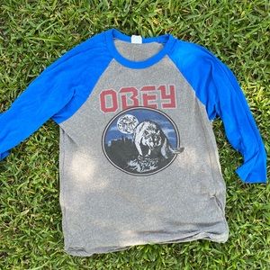 Obey 3/4 tee